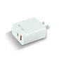 Cargador Para Pared Quick Charge 3.0A Pd20W Usb A Y C Blanco Au-350-Wh