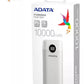 Cargador Portatil Dig Adata P10000Qcd Tipo C Blanco(Ap10000Qcd-Dgt-Cwh