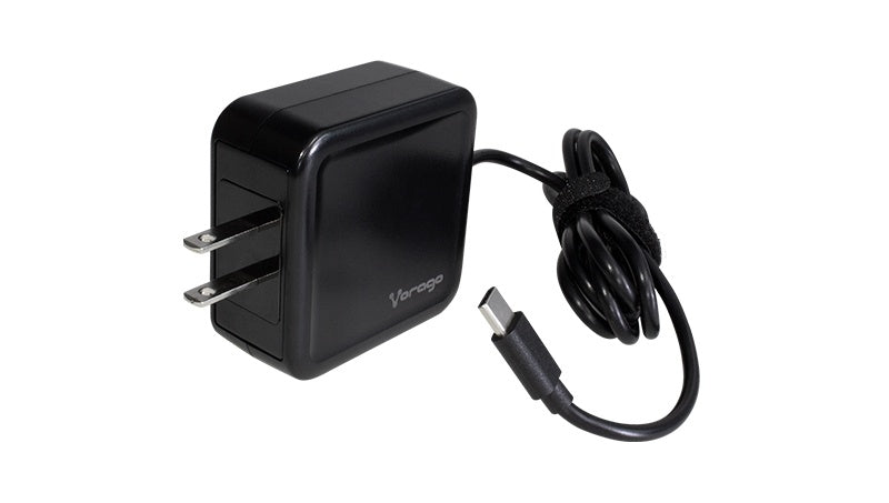 Vorago Cargador De Pared Au-501, 20V, 1X Usb-C, Negro