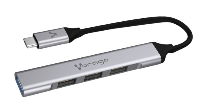 Concentrador Hub Vorago Tipo C 4 Puertos Usb (1X3.0/3X2.0) Slim Hu-200