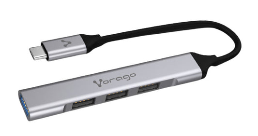 Concentrador Hub Vorago Tipo C 4 Puertos Usb (1X3.0/3X2.0) Slim Hu-200