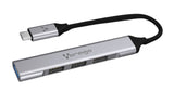 Concentrador Hub Vorago Tipo C 4 Puertos Usb (1X3.0/3X2.0) Slim Hu-200