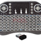 Control Remoto Necnon (Ncr-1) Con Teclado Y Mousepad, Receptor Usb 2.4, Rgb 7 Colores