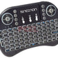 Control Remoto Necnon (Ncr-1) Con Teclado Y Mousepad, Receptor Usb 2.4, Rgb 7 Colores