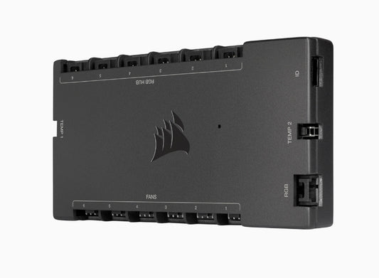 Controlador Ventiladores Corsair (Cl-9011112-Ww) Icue Commander Core Xt Digital Controla Fan Pwm