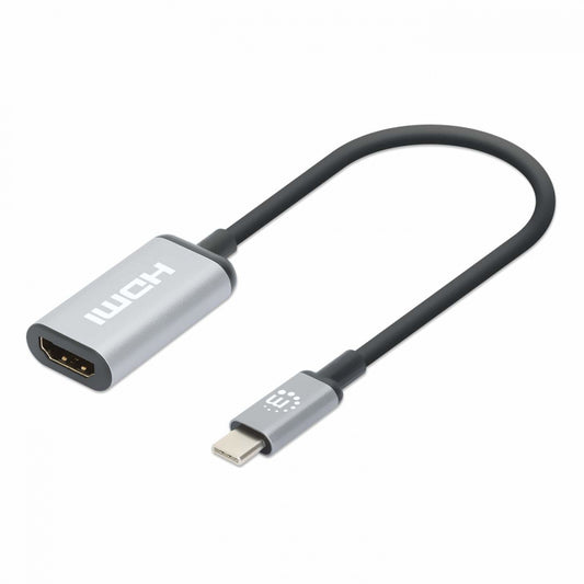 Convertidor Usb C A Hdmi H 4K@60Hz 15Cm Manhattan 153706