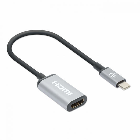Convertidor Usb C A Hdmi H 4K@60Hz 15Cm Manhattan 153706