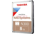Dd Interno Toshiba N300 8Tb 3.5"" 7200Rpm Nas 256Mb (Hdwg780Xzsta)