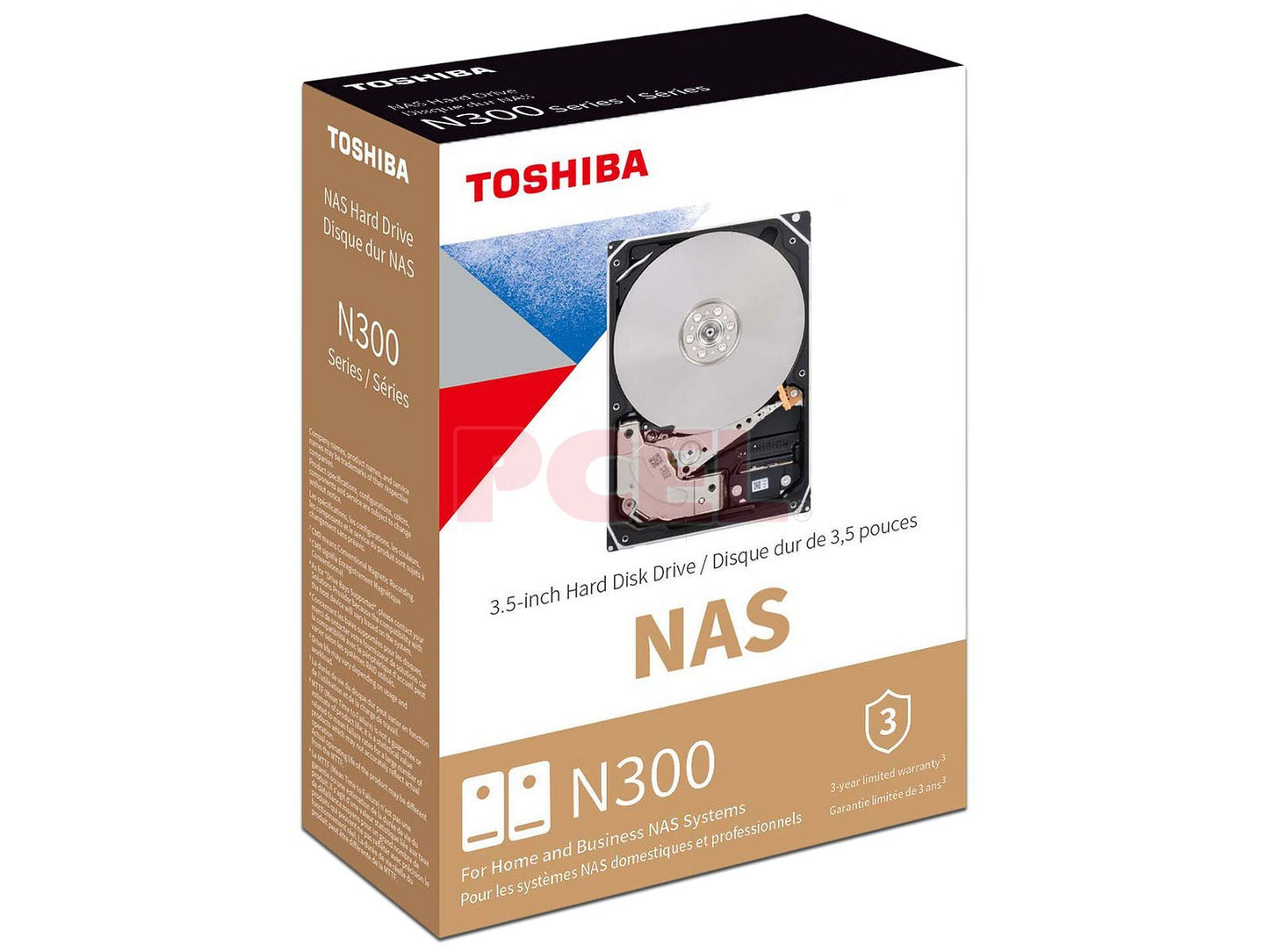 Dd Interno Toshiba N300 8Tb 3.5"" 7200Rpm Nas 256Mb (Hdwg780Xzsta)