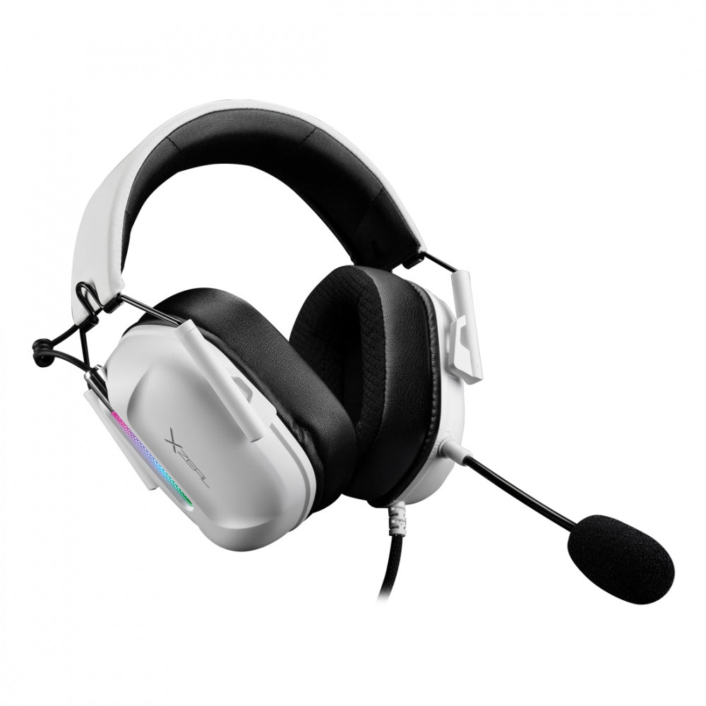Diadema Gamer Xzeal Alambrica Rgb Blanco (Xzhsalrgb1W)