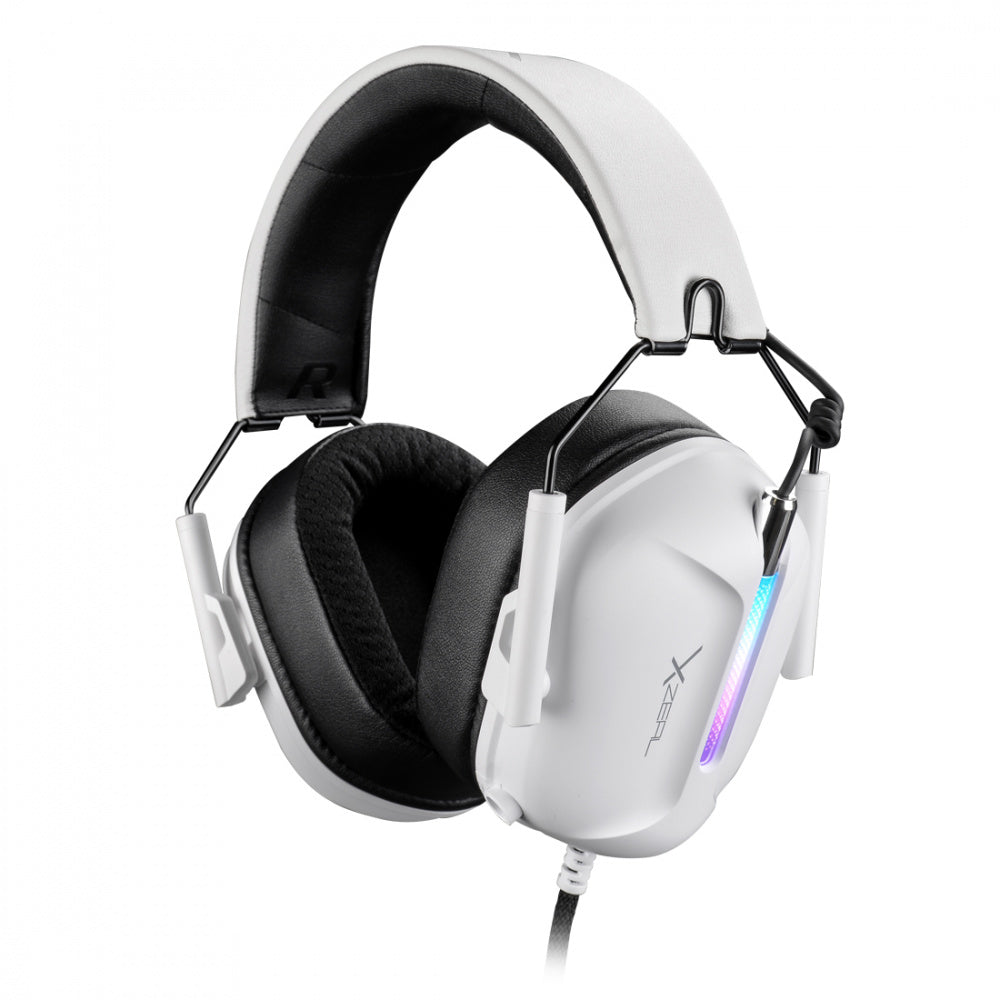 Diadema Gamer Xzeal Alambrica Rgb Blanco (Xzhsalrgb1W)