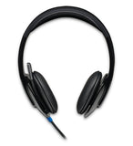 Logitech Audífonos Con Micrófono H540, Alámbrico, Usb, Negro