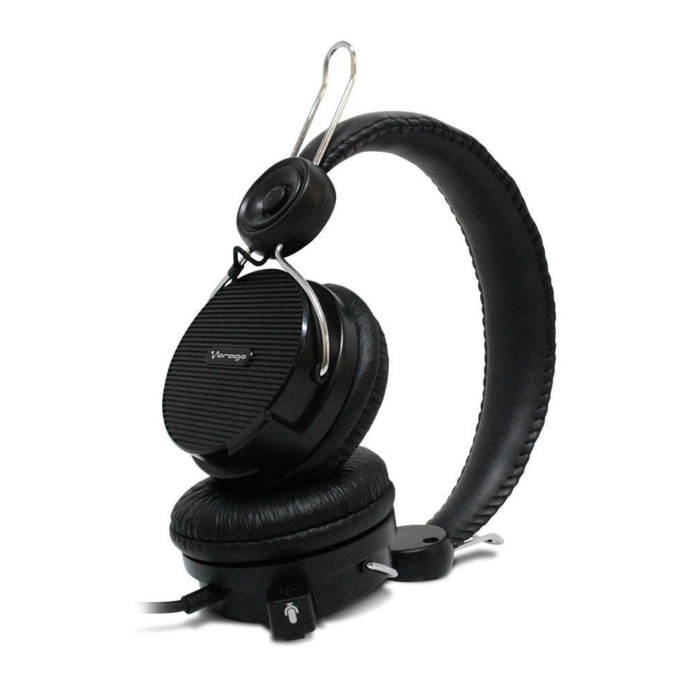 Vorago Hs-201 Audífonos Con Micrófono, Alámbrico, 2.2 Metros, Negro