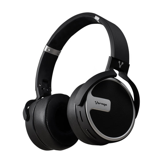 Vorago Audífonos Con Micrófono Hpb-201, Bluetooth, Inalámbrico/Alámbrico, 3.5Mm, Negro