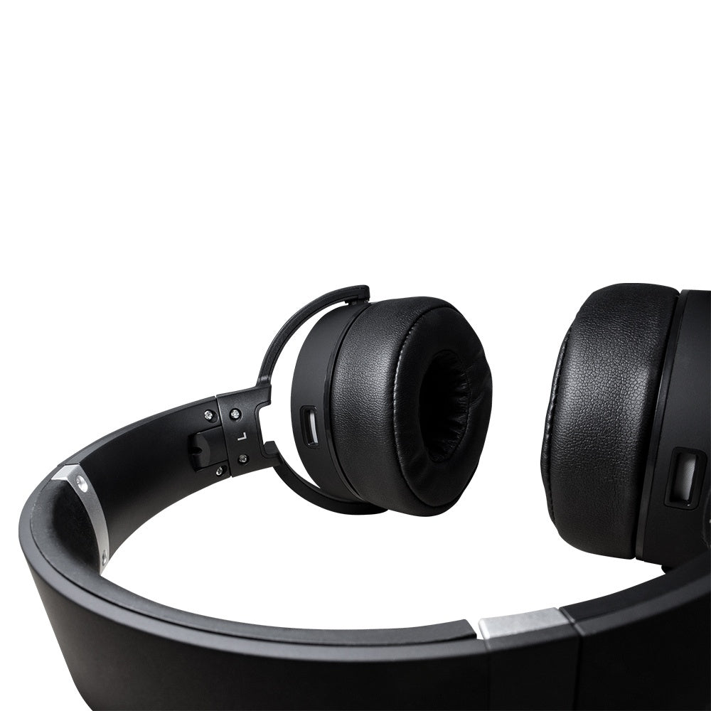 Vorago Audífonos Con Micrófono Hpb-201, Bluetooth, Inalámbrico/Alámbrico, 3.5Mm, Negro