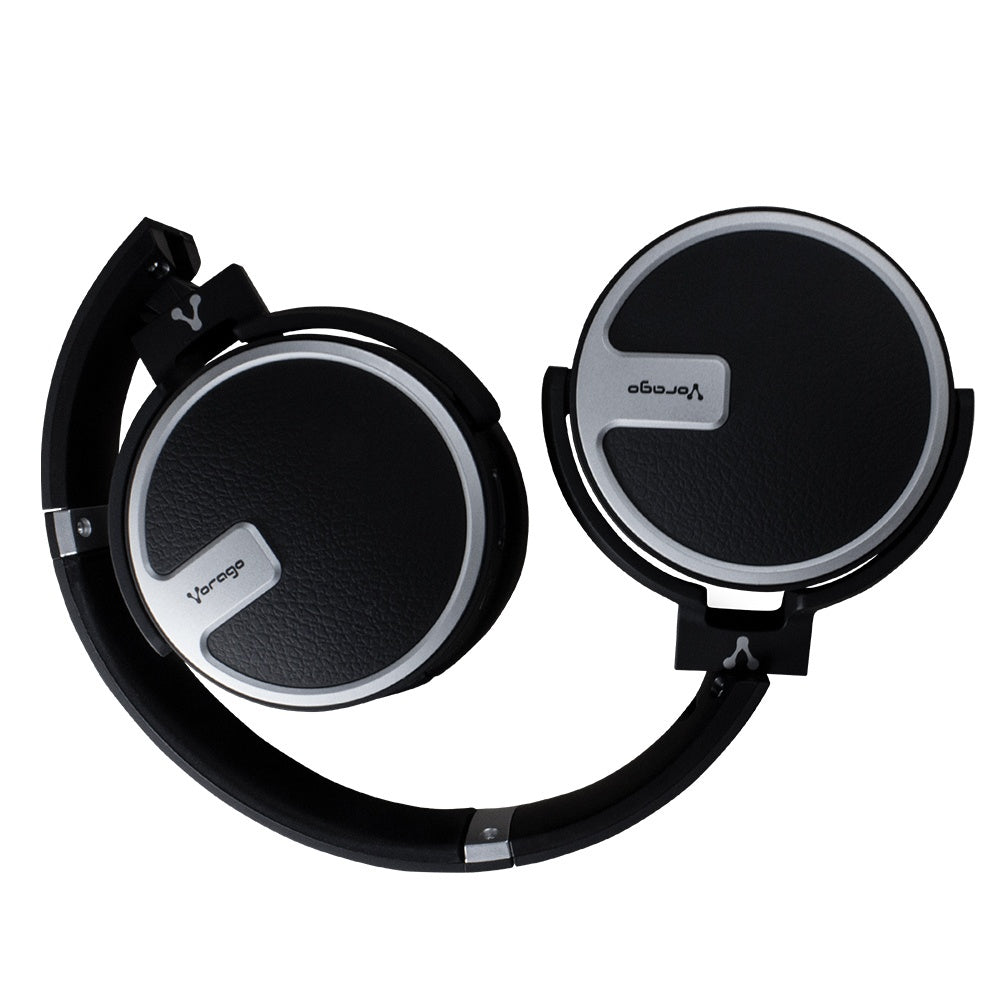 Vorago Audífonos Con Micrófono Hpb-201, Bluetooth, Inalámbrico/Alámbrico, 3.5Mm, Negro