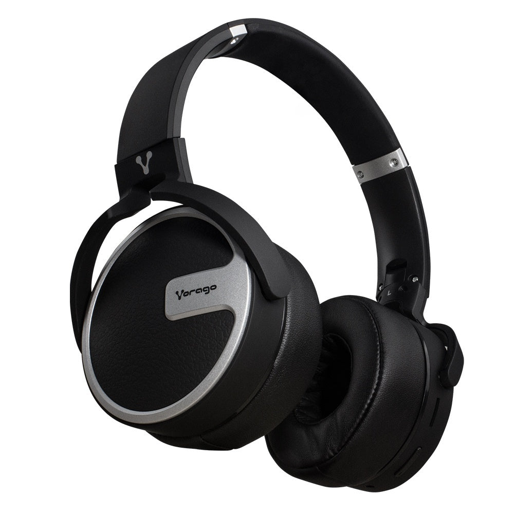 Vorago Audífonos Con Micrófono Hpb-201, Bluetooth, Inalámbrico/Alámbrico, 3.5Mm, Negro