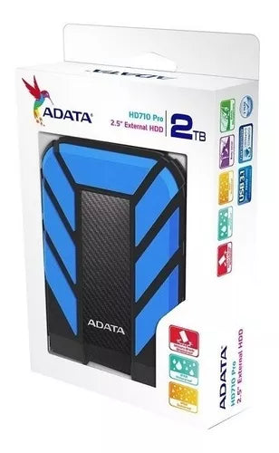 Disco Duro Externo Adata Hd710 Pro 2Tb 3.1 Azul (Ahd710P-2Tu31-Cbl)