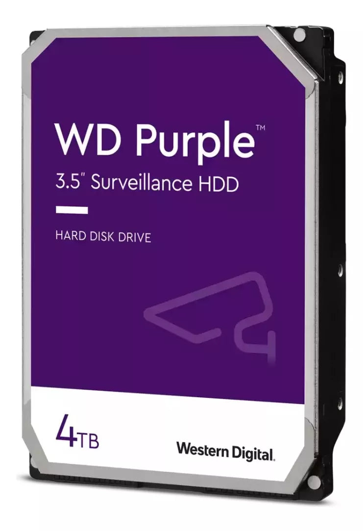 Disco Duro Wd 3.5" 4Tb (Wd43Purz) Purple, 5400 Rpm, 256Mb, Sata3