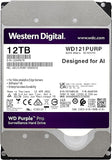 Disco Duro Wd 3.5" 12Tb (Wd121Purp) Purple Pro, 7200 Rpm, 256Mb, Sata3