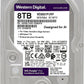 Disco Duro Wd 3.5" 8Tb (Wd8001Purp) Purple Pro, 7200 Rpm, 256Mb, Sata3