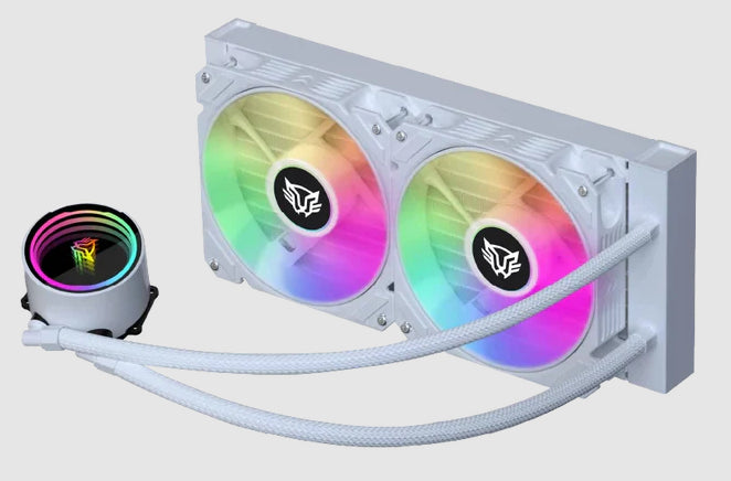 Enfriamiento Liquido Balamrush Cpu 2 Vent 120 Mm Argb Blanco Br-937375