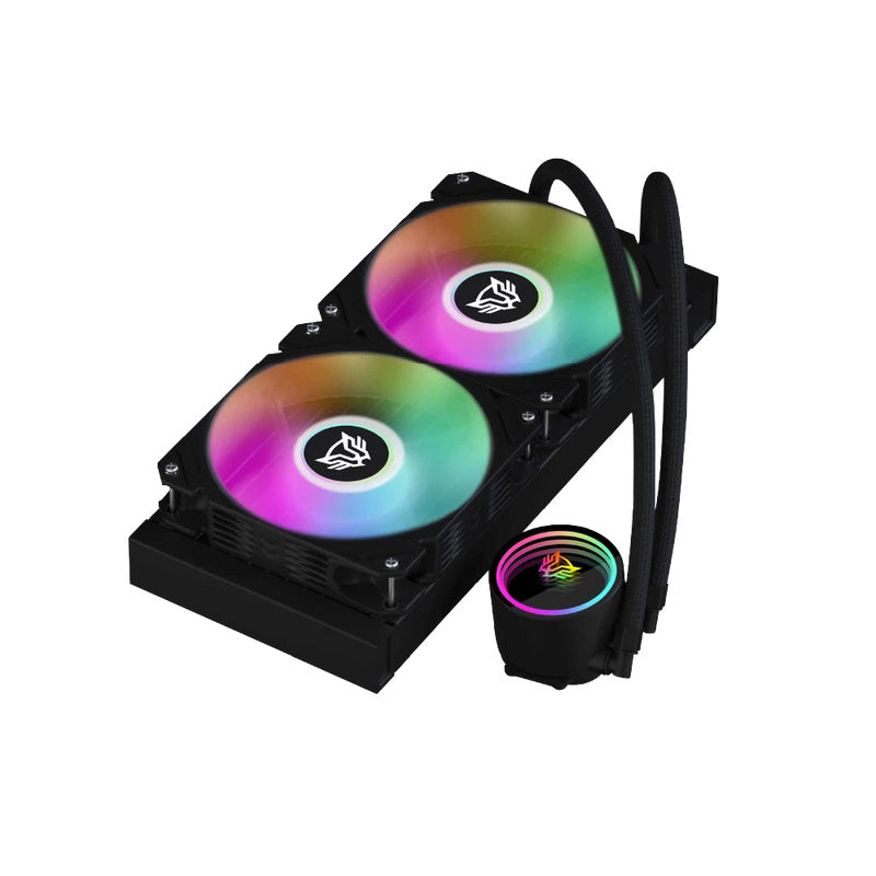 Enfriamiento Liquido Balamrush Cpu 2 Vent 120 Mm Argb Blanco Br-937375