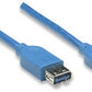 Extension De Cable Usb V3.0 Manhattan 2 Mts Azul 322379