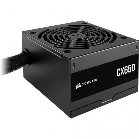 Fuente De Poder Corsair (Cp-9020278-Na) Cx650,650W,80 Plus Bronze,3 Sata,2 Pcie,Vent 120Mm,Negro