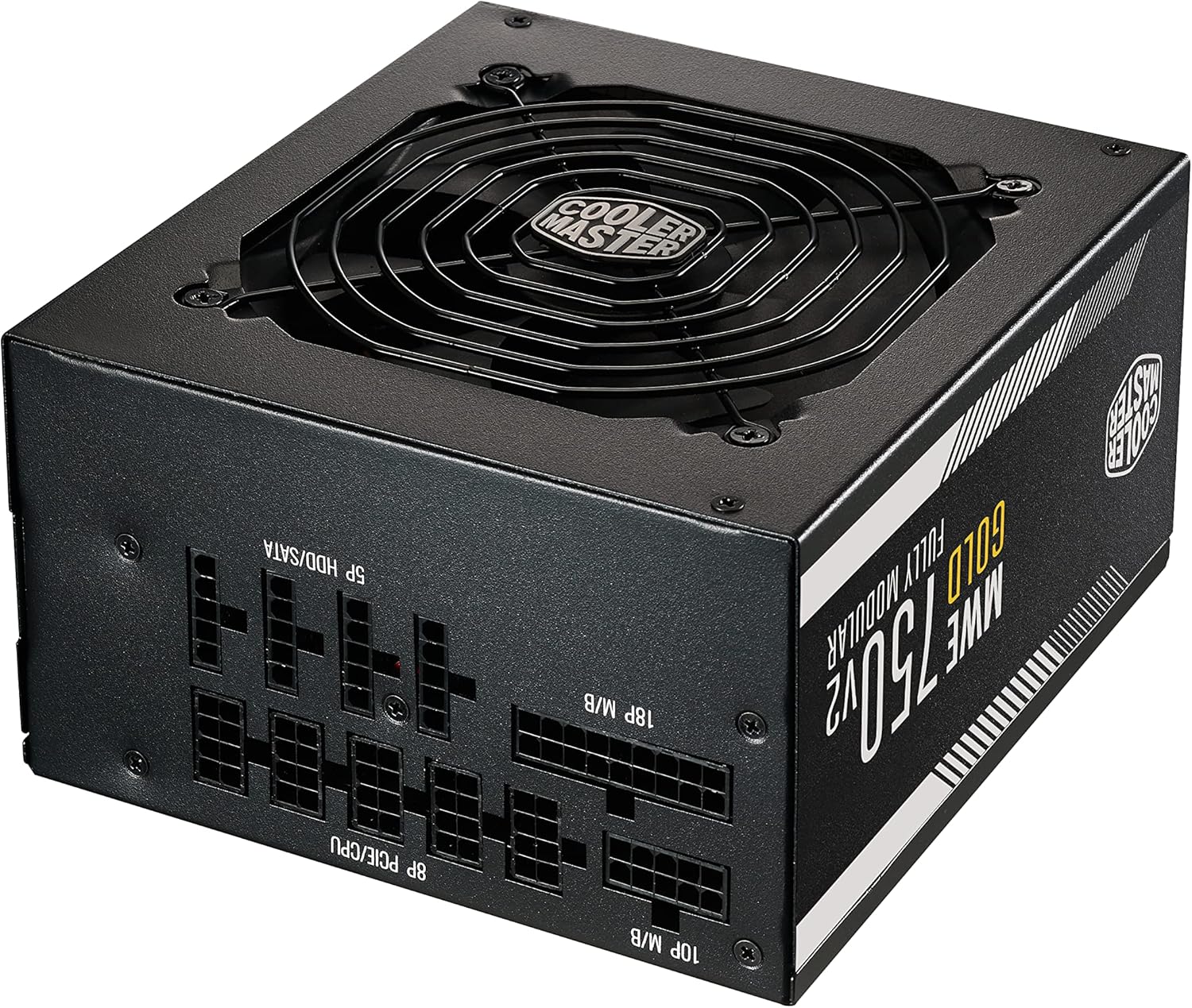 Fuente De Poder Cooler Master (Mpe-7501-Afaag-U2)Mpe 750W,80 Plus Oro,2*Eps, Modular