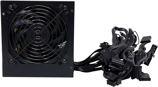 Fuente De Poder Naceb (Na-0626) 800W 80 Plus Bronze,6*Sata,4*Molex,3*Pcie,120Mm Fan