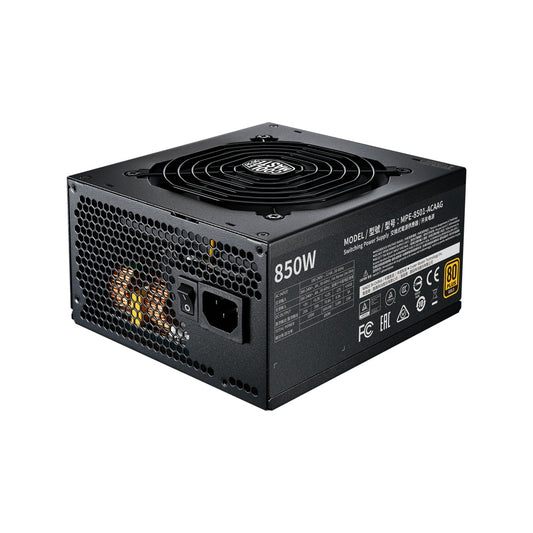 Fuente De Poder Cooler Master (Mpe-8501-Acaag-U2)Mpe 850W,80 Plus Oro, 2*Eps, Estandar