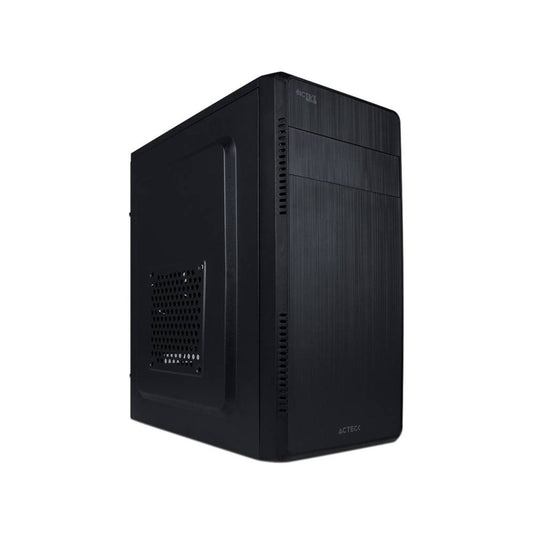 Gabinete Acteck (Ac-932547) Kioto Gi240,Micro Atx,Fuente 500W,1Usb 2.0,1*Usb 3 0,Negro