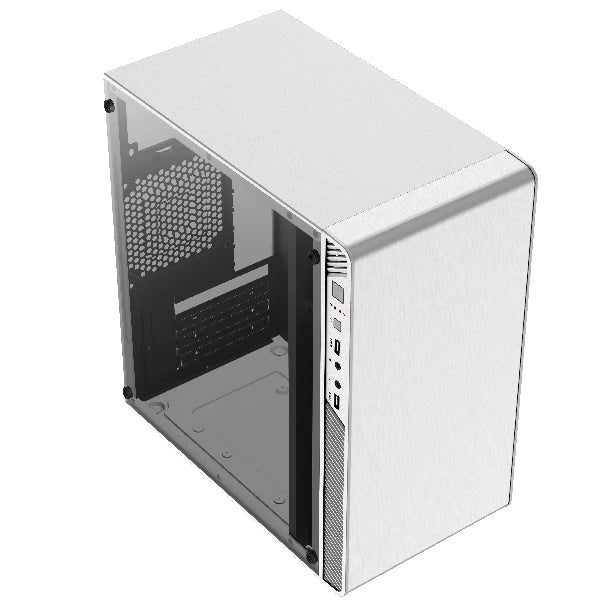 Gabinete Acteck (Ac-935852) Performance Ii Gi215W,Micro Atx,Fuente 500W,2*Usb 2.0,Acrilico,Blanco