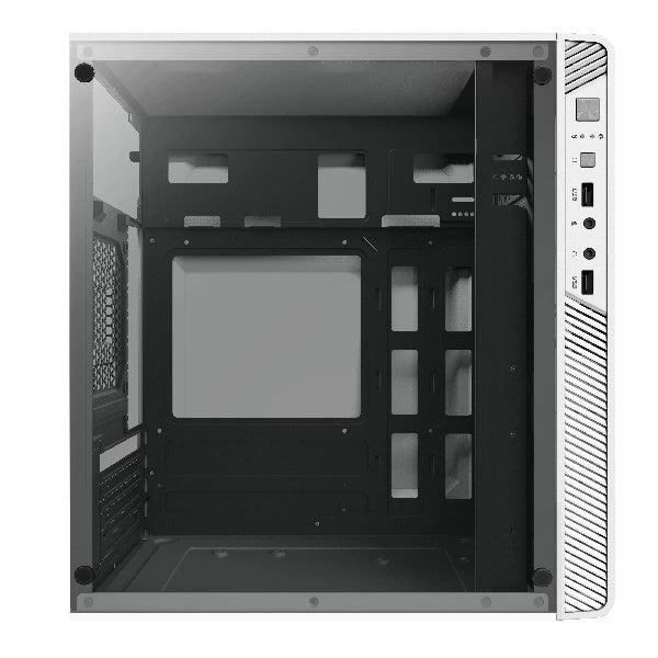 Gabinete Acteck (Ac-935852) Performance Ii Gi215W,Micro Atx,Fuente 500W,2*Usb 2.0,Acrilico,Blanco