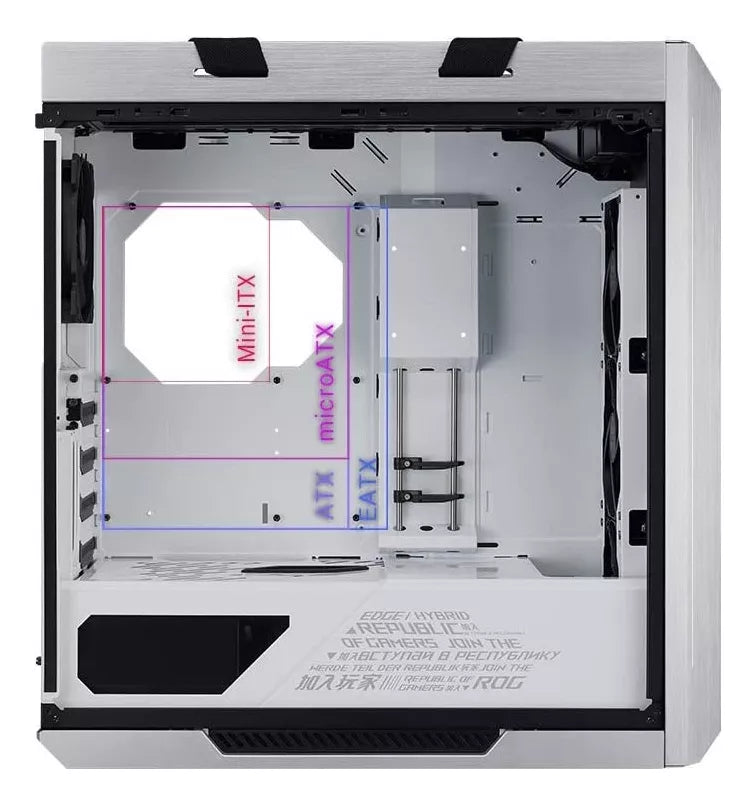 Gabinete Asus Gx601 Rog Strix Helios White E-Atx/Atx /Rgb /V