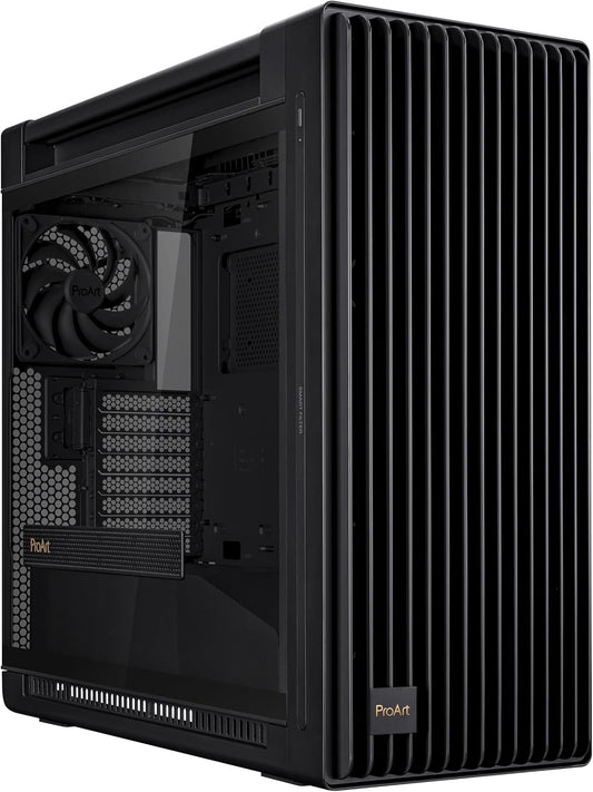 Gabinete Asus (Pa602/Blk/Tg//) Proart, 3*200, 1*140 Fan,Vidrio Templado Lateral,Mt,No Psu