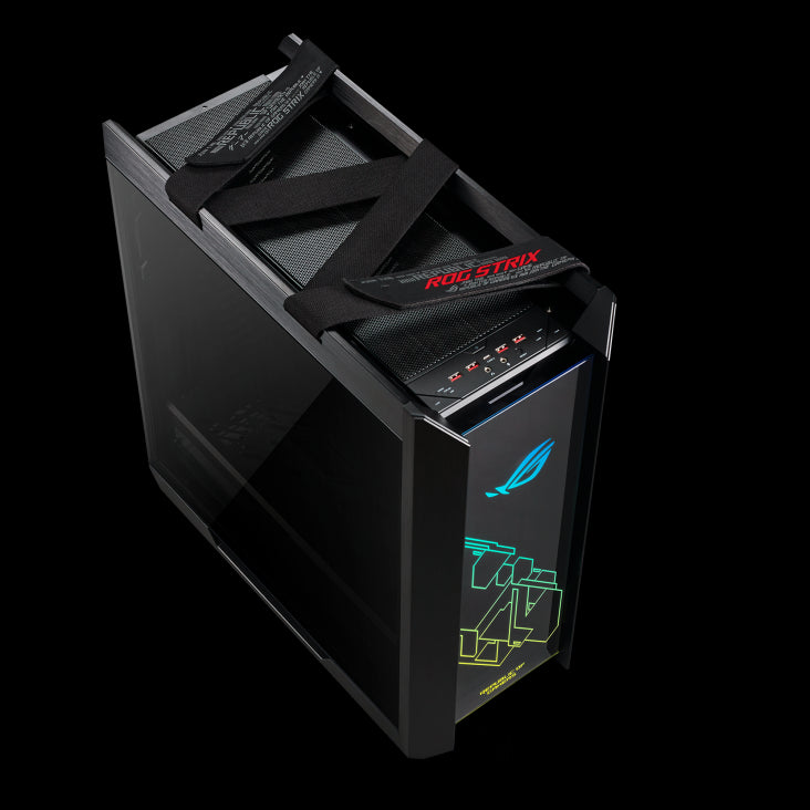Gabinete Asus Rog Strix Helios Con Ventana Rgb, Midi-Tower, Atx/Eatx/Micro-Atx/Mini-Atx, Usb 3.1, Sin Fuente, 4 Ventiladores