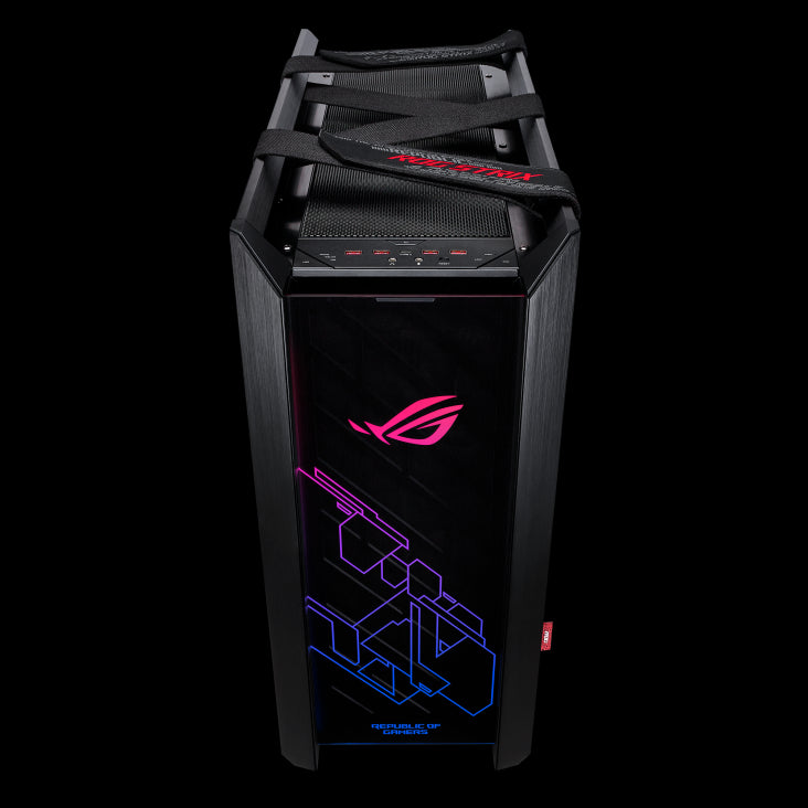 Gabinete Asus Rog Strix Helios Con Ventana Rgb, Midi-Tower, Atx/Eatx/Micro-Atx/Mini-Atx, Usb 3.1, Sin Fuente, 4 Ventiladores