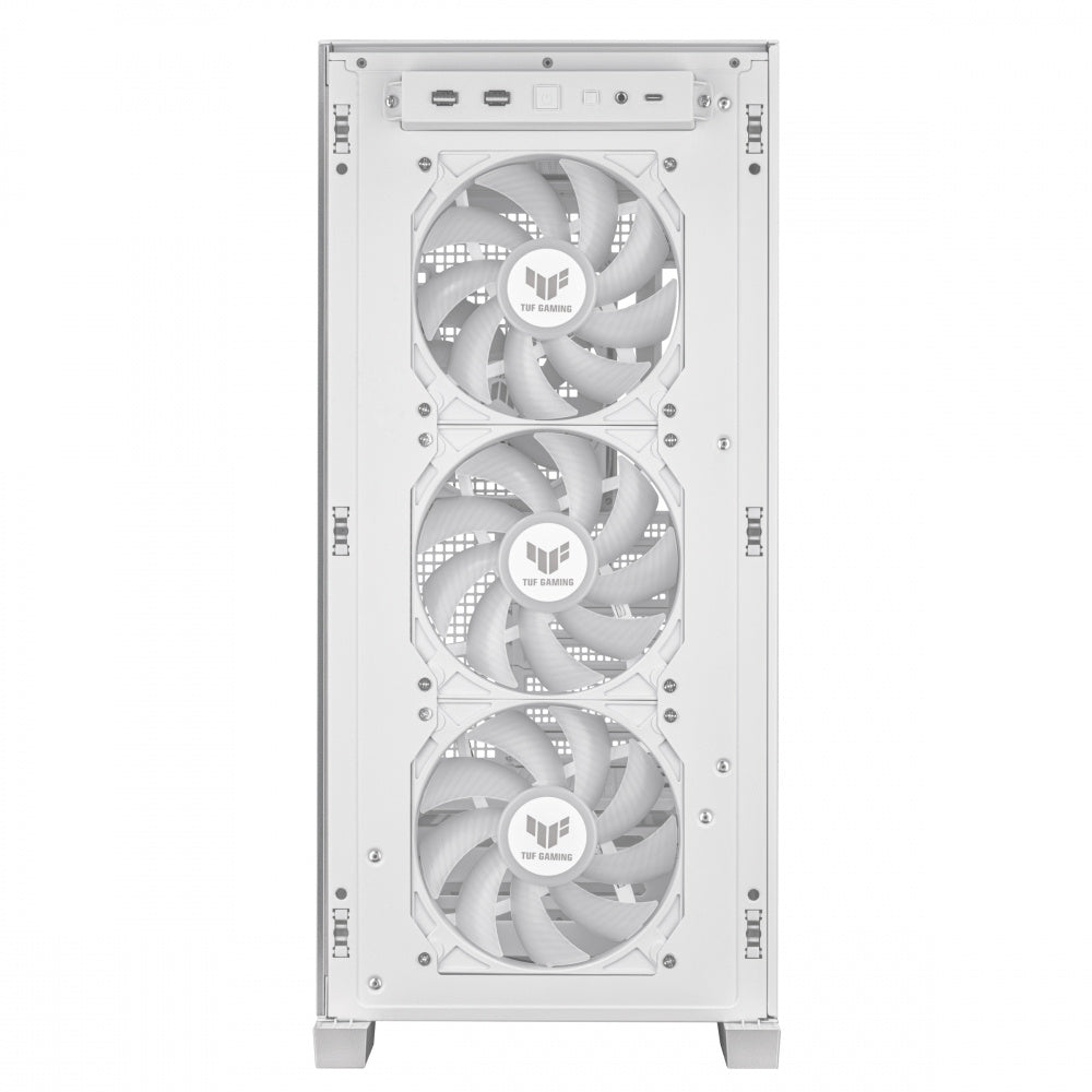 Gabinete Asus (Tuf Gaming Gt302 Argb Wht)Media Torre Vidrio Templadoconexion Ocultano Psu