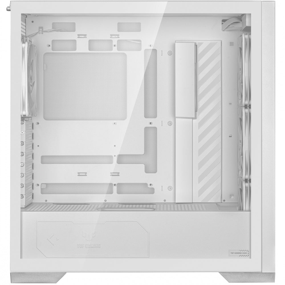 Gabinete Asus (Tuf Gaming Gt302 Argb Wht)Media Torre Vidrio Templadoconexion Ocultano Psu