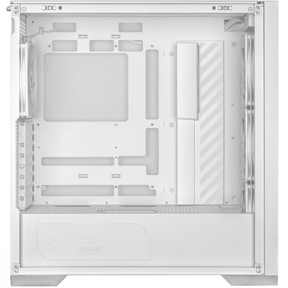 Gabinete Asus (Tuf Gaming Gt302 Argb Wht)Media Torre Vidrio Templadoconexion Ocultano Psu