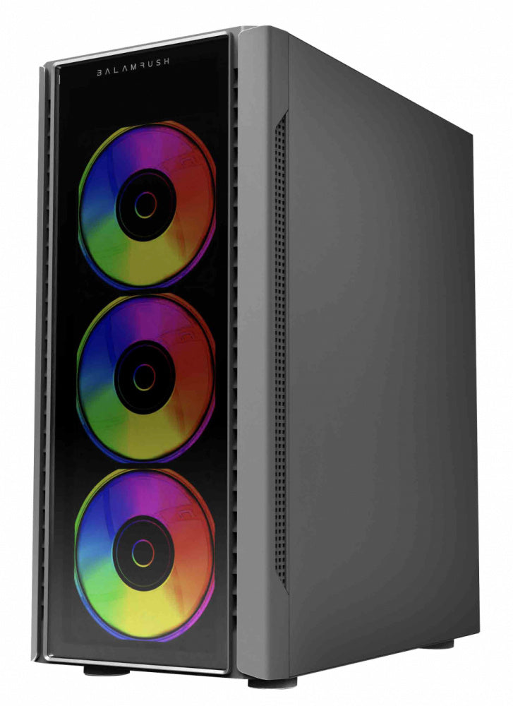 Gabinete Balam Rush (Br-935968) Dragonfly Ii Crystal Gm745Atx1*Usb 3.0Cristal Tempnegro