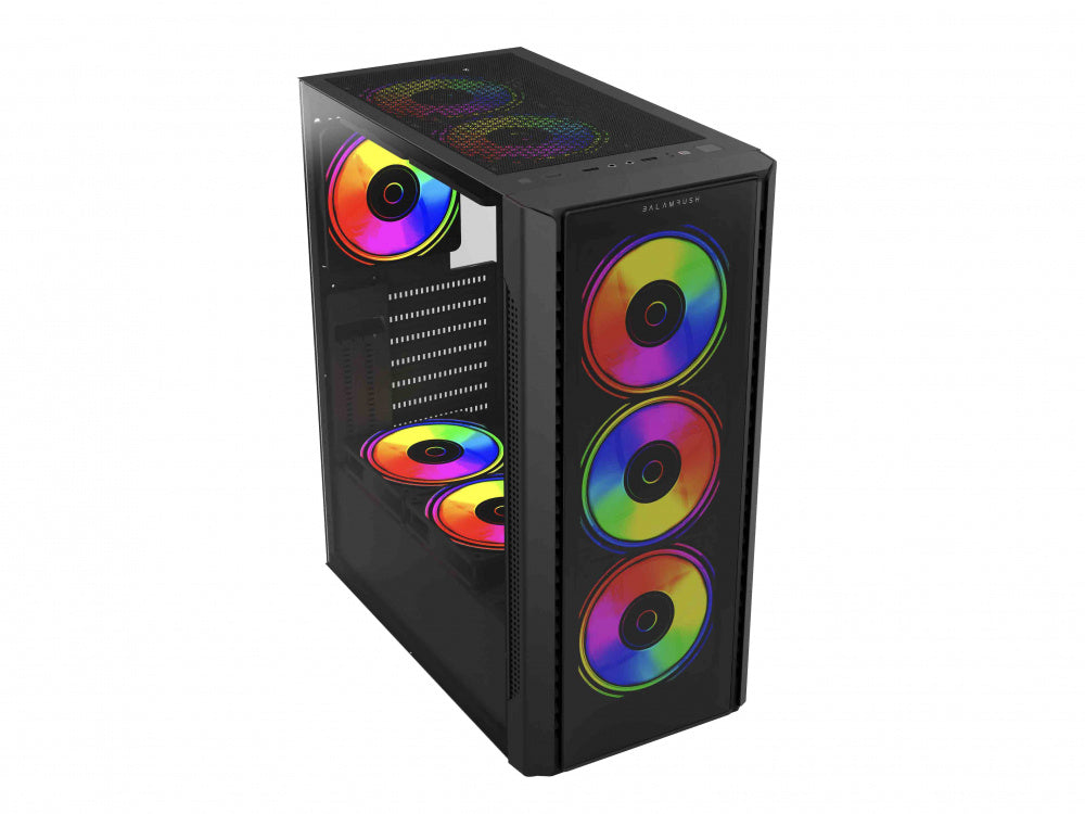 Gabinete Balam Rush (Br-935968) Dragonfly Ii Crystal Gm745Atx1*Usb 3.0Cristal Tempnegro