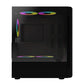 Gabinete Balam Rush (Br-936057) Dragonfly Ii Crystal Gm745S,Micro Atx,1*Usb 3.0,Cristal Temp,Negro