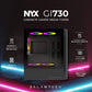 Gabinete Balam Rush (Br-936095) Nyx Gi730,Micro Atx,1*Usb 3.0,Cristal Temp,Negro