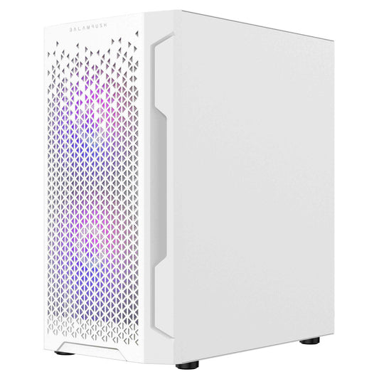 Gabinete Balam Rush (Br-936125) Artic Gi725,Microatx,1*Usb 3.0,Cristal Temp,Blanco