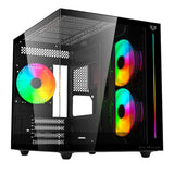 Gabinete Balam Rush (Br-937320) Tank Pro Evo Gm955,Micro Atx,Usb 3.0,Cristal Temp,Negro
