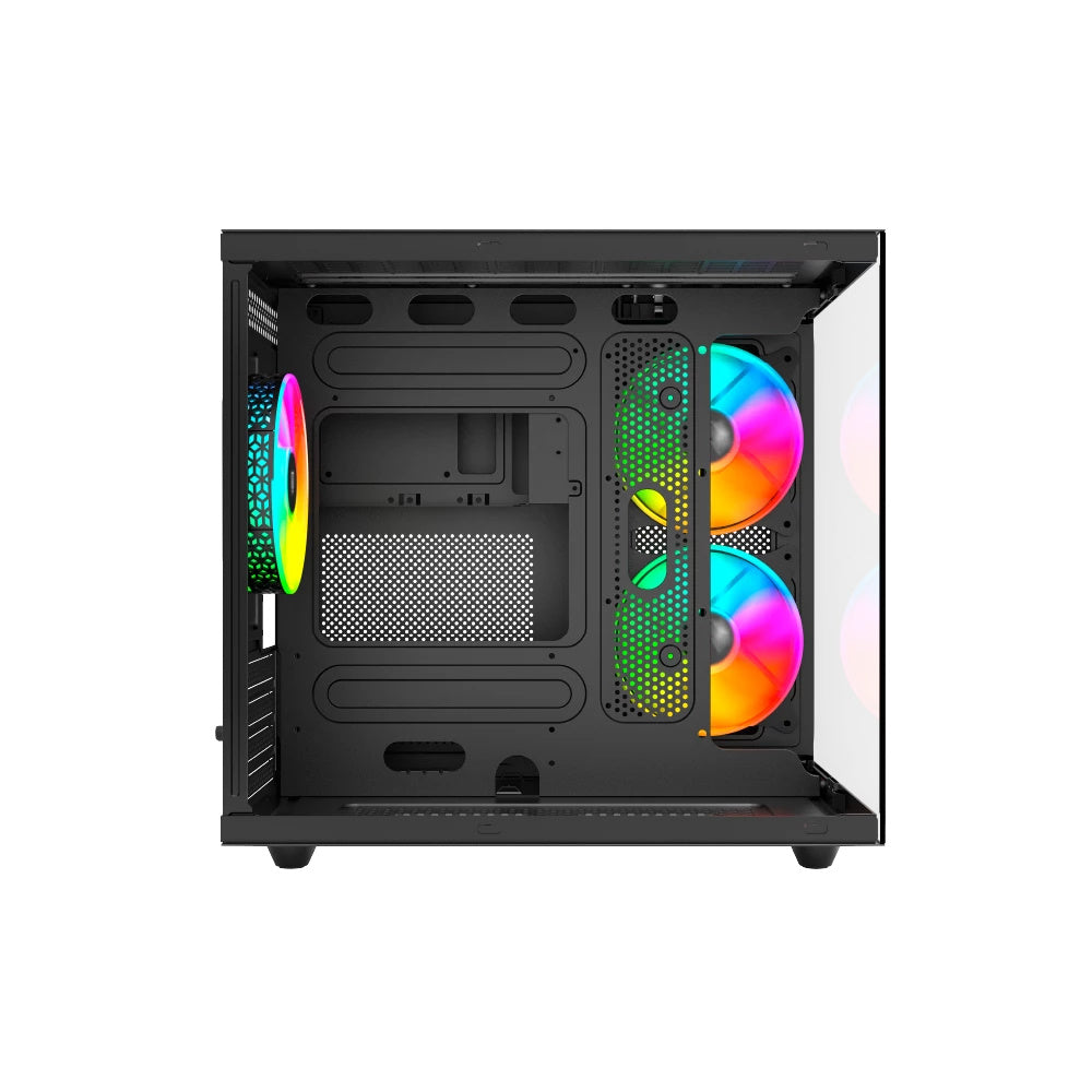 Gabinete Balam Rush (Br-937320) Tank Pro Evo Gm955,Micro Atx,Usb 3.0,Cristal Temp,Negro