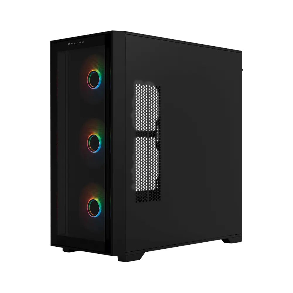Gabinete Balam Rush (Br-938754) Carbono Twin Mate9000Atx1*Usb 3.0Doble Panel4 Fannegro